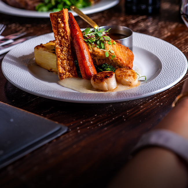 Explore our great offers on Pub food at The Red Lion